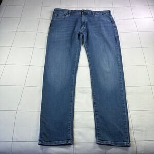 Mavi Jeans Mens 38x32 Blue Jake Slim Leg Sporty Denim Stretch 5 Pocket Medium